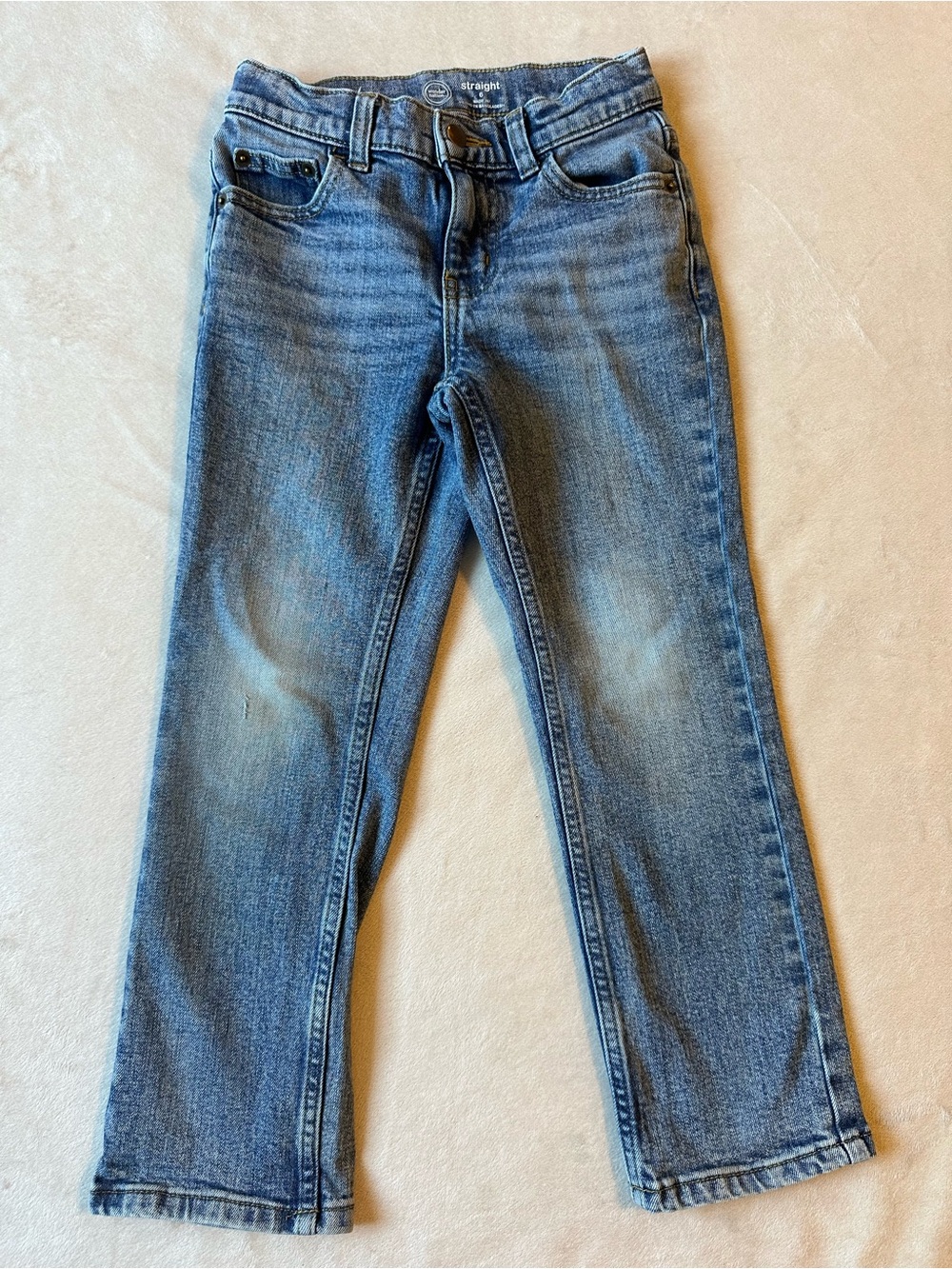 Boys Wonder Nation Straight Leg Blue Jeans